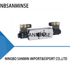 دریچه سولینوئید پنوماتیک کنترل الکتریکی دوگانه 120C 5/2 تبدیل 3/2 0.2-1.0Mpa