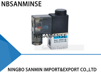 2 راه 2 موقعیت 1/8 "1/4" اندازه بندر سیلندر پنوماتیک شیر NBR روغن مهر و موم