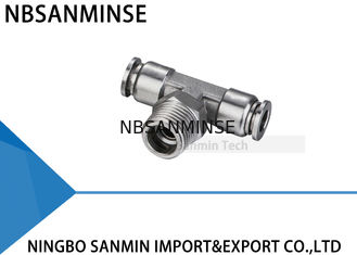 NBSANMINSE SSPT M5 M6 1/8 1/4 3/8 1/2 SS316L فولاد ضد زنگ فشار در پنوماتیک درجه مواد غذایی شاخه مردانه اتصالات