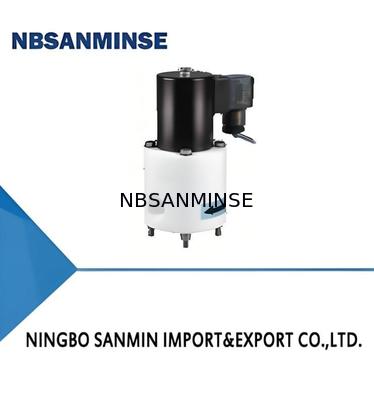 دریچه الکترومغناطیسی پلی تترفلورو PTFE دریچه سولناید با حداکثر مقاومت دمایی +120°C 0.01 ۰٫۶ MPa فشار کاری و 1.2 MPa قدرت فشرده سازی