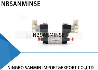 TG358V11 G1 / 8 2 موقعیت 5 راه شیر داخلی خلبان نوع پمپ اختصاصی شیر برای سیستم درب اتومبیل کامیون