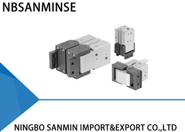 Double Acting Pneumatic Air Cylinder Gripper 180° Angular Type Rack & Pinion Type Parallel Jaw Gripper