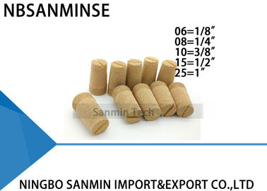 NBSANMINSE D 1/8 1/4 3/8 1/2 1 Size Pneumatic Parts Muffler Brass Fitting Exhaust Brass Silencer On Best Sale