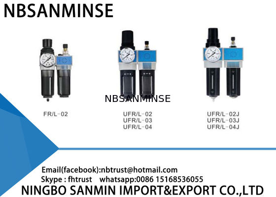 تنظیم کننده فیلتر فیلتر هوا روان کننده پنوماتیک دو واحد FRL Automation ماشین CNC قطعات کمپرسور هوا