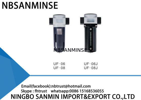 F / UF فیلتر روغنکاری رگولاتور عملکرد بالا با آلومینیوم بازیگران بدن ریخته گری
