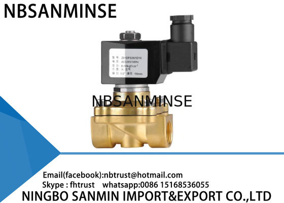 انفجار دریچه برنجی برقی Solenoid بزرگ قطر بزرگ اثبات Solenoid Valve 2 way