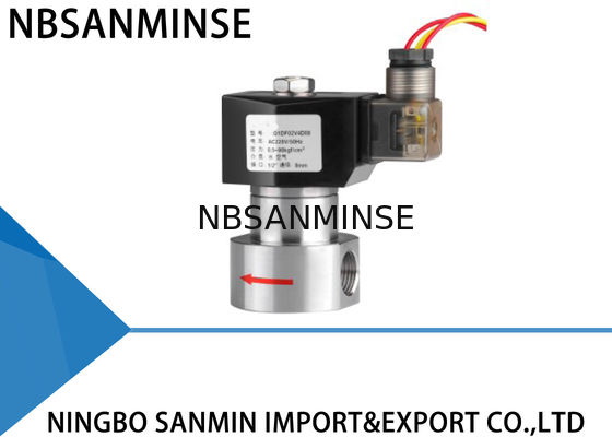 کم قدرت 1 2 اینچ شیر سلونوئید شیر 24VDC 220VAC 230VAC سازگار با محیط زیست
