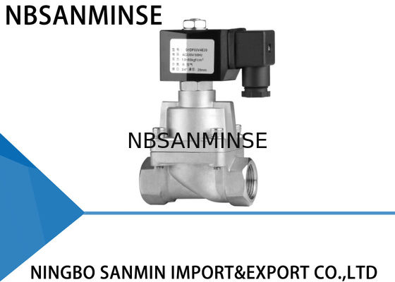 کم قدرت 1 2 اینچ شیر سلونوئید شیر 24VDC 220VAC 230VAC سازگار با محیط زیست