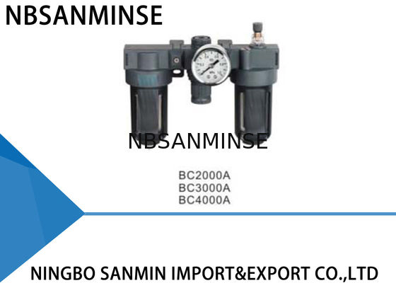 روان کننده تنظیم کننده فیلتر SMC دستگاه پنوماتیک FRL Unit AC سری سری BC
