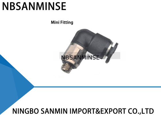 PL-C Compact یک لمس اتصالات کوتاه اتصالات پلاستیکی قطعات پنوماتیک در هوا آرنج آرنج نصب Sanmin