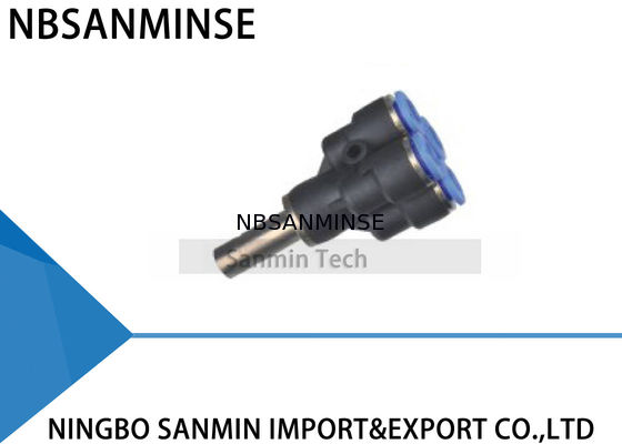 PXJ Pneumatic Push Connect Fittings Double Y Air Quick Connector با کیفیت عالی Sanmin