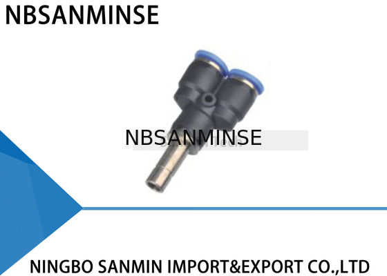 PYJ 3 Way Pneumatic Equal Tee Y اتصالات لوله One Touch Push در اتصالات پلاستیکی هوا Sanmin با کیفیت بالا