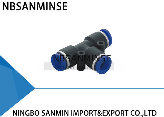 PGT گیرنده اتصالات پلاستیکی پنوماتیک فشار در تنظیم کننده پلاستیکی اتصالات Sanmin لوله