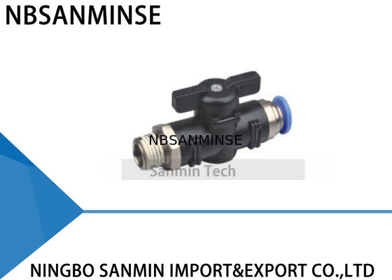 BVC هوا جریان کنترل پنوماتیک جمع و جور مینی توپ سوپاپ Sanmin با کیفیت بالا