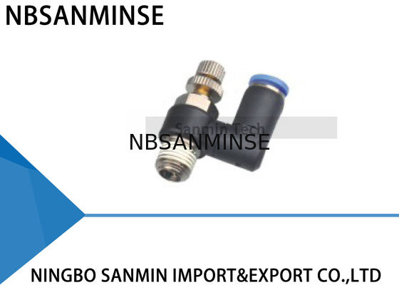 سوپاپ SS موضوع پنوماتیک کنترل سرعت دریچه گاز کنترل دریچه اتصالات سوئیچ اتصال Sanmin
