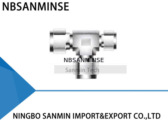 RUBT Union Tee فولاد ضد زنگ SS316L لوله کشی اتصالات پنوماتیک هوا با کیفیت بالا Sanmin