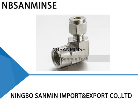FE اتصالات هواپیما پنوماتیک آرنج آرنج فولاد ضد زنگ 316L استاندارد لوله