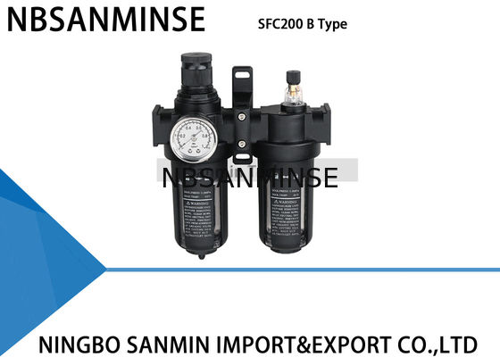 دو واحد رگولاتور فیلتر هوا فیلتر FRL واحدهای هوا فیلتر کمپرسور فیلتر Sanmin