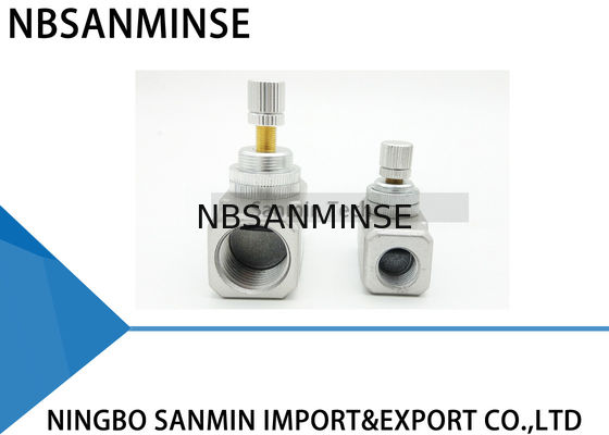 NBSANMINSE RE Flow Capacity Control Valve G Thread 1/8 1/4 3/8 1/2 شیر کنترل پنوماتیک نوع کنترل