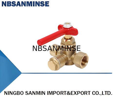 1 2 اینچ 1.6Mpa فشار سنج دریچه دریچه با بدن مس