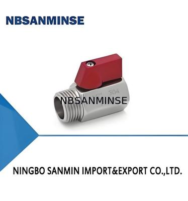 شیر برقی پنوماتیکی مینی بال 1/8 اینچ نر/ماده