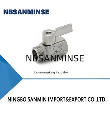 شیرهای برقی کنترل پنوماتیکی مینی توپی شکل