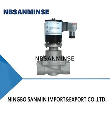 شیر برقی شیمیایی استیل ضد زنگ 304 با ولتاژ DC12V-AC380V و دمای کار 5-50 درجه سانتیگراد