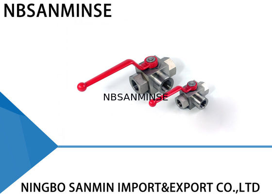 شیر آب هیدرولیک توپ شیرآب با فشار بالا سه شیر عملکرد عالی