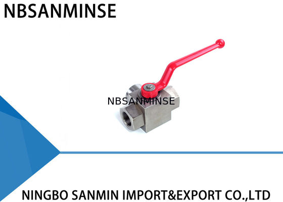 مقاومت در برابر خوردگی دریچه های توپ هیدرولیکی سه راه KHB3K SS316 درجه حرارت عادی