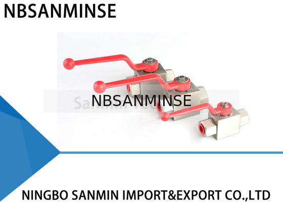 شیر هیدرولیک با فشار بالا فولاد ضد زنگ KHB-G1 / 8 1/4 3/8 1/2 طراحی ضد خوردگی SS304 SS316