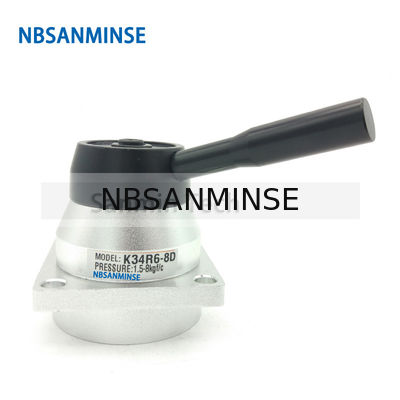 NBSANMINSE K34R6 G1 / 4 "سوپاپ سوئیچینگ سوپاپ سوپاپ دستی دریچه دستی مکانیکی پنوماتیک G 1/4 موضوع