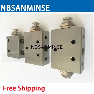 دریچه پنوماتیک دریچه های مکانیکی NBSANMINSE 2P 31P 3P 41P 4P 4PP Mini Valve M5 G 1/8