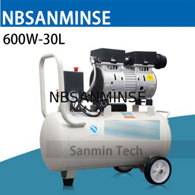 600W - 30L مینی کمپرسور هوا Oilless با فشار بالا طراحی بی صدا طراحی چوب کار خانه نرم افزار AC220V با کیفیت بالا