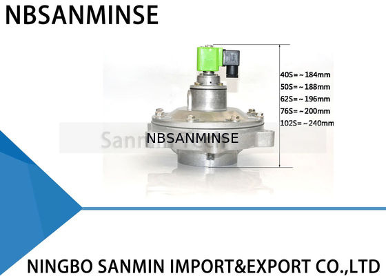 دریچه دیافراگم دریچه دیافراگم NBSANMINSE QD-Y Valve SBFEC Type برای سیستم جمع آوری گرد و غبار کیسه G1-1 / 2 G2 G2-1 / 2 G3 G4