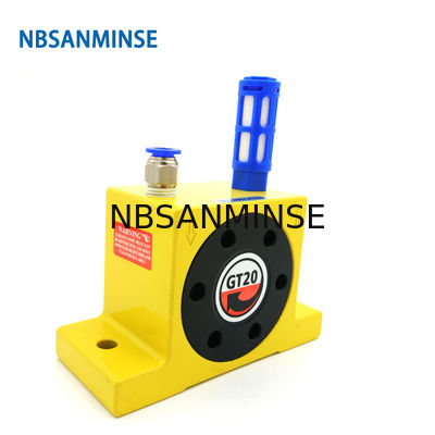 GT 1/8 1/4 Vibrator توربین پنوماتیک فشار هوا کم فشار برای مواد غذایی و صنایع دارویی نوع توپ