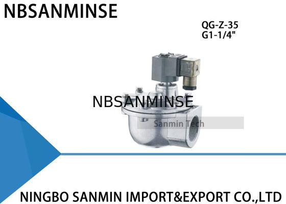 Sanmin QG-Z-15 76S سوپاپ برقی پالس جت فشار شیر 0.3MPa - 0.6MPa ضد گرد و غبار کاربرد Baghouse نوع GOYEN