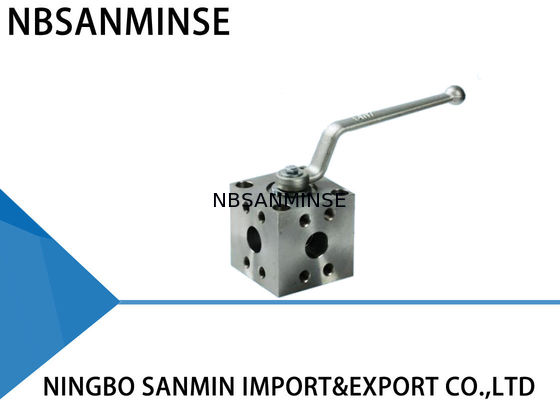 شیر توپی هیدرولیک سه طرفه با مهندس صنعت فلنج SAE