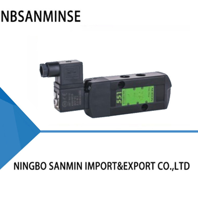NBR PUR IP65 دریچه سولینوئید پنوماتیک ضد آب دریچه سولینوئید تک کویل 0.2 - 1.0Mpa
