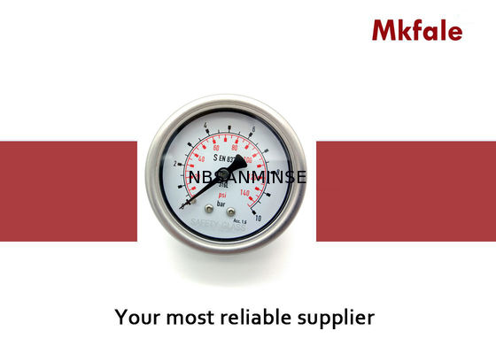 63B / L 2.5 اینچ مایع با فشار سنج لیزر جوش با گواهینامه CE