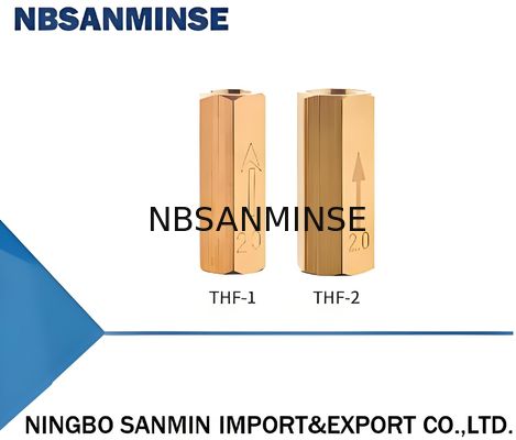 دریچه چک بازگشت روغن با فشار بالا THF با سوراخ 0.8-3.0mm و فشار حداکثر 15 بار