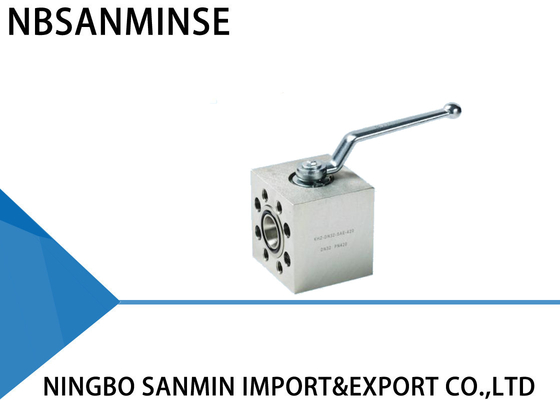 شیرهای توپی دو طرفه فشار بالا با صنعت هیدرولیک SAE-Flange